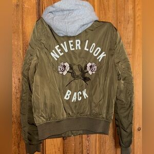 Girls Bomber Jacket H & M 10